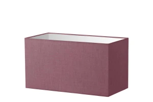 Abażur różowy len prostokąt o średnicy 60 cm