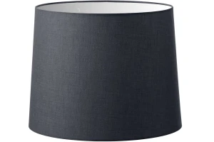 Abażur ciemno szary len stożek 'R' o średnicy 30 cm