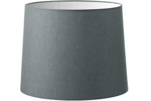 Abażur jasno szary len stożek 'R' o średnicy 35 cm
