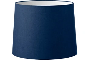 Abażur granatowy len stożek 'R' o średnicy 35 cm