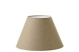 Abażur brązowy len stożek 'S' o średnicy 20 cm