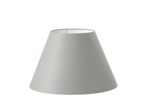 Abażur jasno szary stożek 'S' o średnicy 40 cm