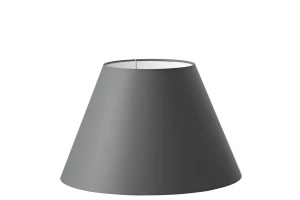Abażur ciemno szary stożek 'S' o średnicy 40 cm