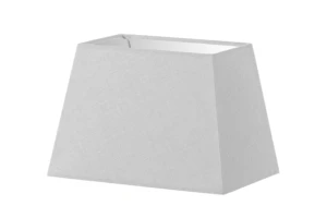 Abażur biały len trapez o średnicy 30 cm