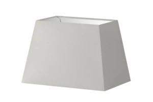 Abażur jasno szary trapez o średnicy 40 cm