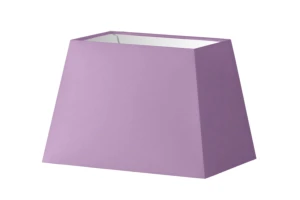 Abażur jasno fioletowy trapez o średnicy 40 cm