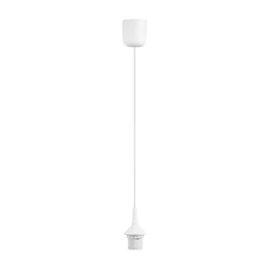 Białe zawieszenie do lampy E27